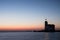 Lighthouse whit sunrise