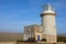 Lighthouse on white cliffs of Seven Sisters, United Kingdom