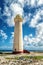 Lighthouse Willemstoren at south coast of Bonaire, Netherland Antilles