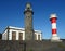Lighthouses of Fuencaliente. La Palma Island. Spain.