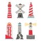 Lighthouses vector