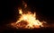 Lighting of bonfires at Jewish holiday of Lag Baomer