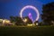 Lighting Ferris wheel, Prater. Vienna