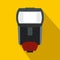 Lighting flash for camera icon, flat style