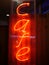 Lighting letters sign cafe