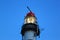 Lighting lighthouse Bornrif at Ameland Island, Holland