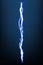 Lightning animation with sparks. Electricity thunderbolt danger, light electric powerful thunder. Bright energy effect