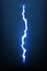 Lightning animation with sparks. Electricity thunderbolt danger, light electric powerful thunder. Bright energy effect