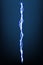 Lightning animation with sparks. Electricity thunderbolt danger, light electric powerful thunder. Bright energy effect