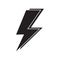 Lightning bolt, electricity power vector icon