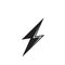 Lightning bolt line icon vector illustrstion