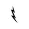 Lightning bolt symbol. Thunderbolt logo template vector illustration design