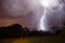 Lightning in brazilian thunderstorms.