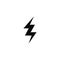 Lightning, electric power vector logo design element. Energy and thunder