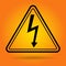 Lightning Electricity Safety Sign Icon