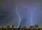 Lightning over Phoenix, Arizona