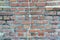 Lightning rod on a brick house wall