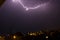 Lightning in Saltdean, Brighton, interesting thick bolt of lightning.