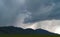 Lightning shoots out from thunder storm clouds over Idaho plains