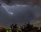 lightning in the sky during a storm