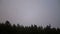 Lightning in the sky during a thunderstorm. Slow motion