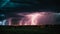 Lightning storm clouds power climate outdoor nature stormy danger extreme thunder