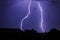 Lightning Storm in The Sky of Night