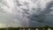 Lightning strike over College Station, Texas