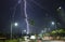 Lightning struck in Bhopal,India