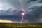 Lightning from a supercell thunderstorm