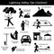 Lightning Thunder Outdoor Safety Tips Clipart