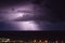 Lightning and thunderstorm on the Tigullio Gulf - Ligurian sea - Chiavari - Italy