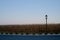 LightPost by Cornfield at Dusk