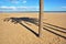 Lights and shadows on the beach