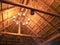 Lights in thatch roof