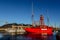 Lightship Texel at the former shipyard `Willemsoord` at the port of Den Helder, Holland