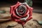 Lightweight Paper rose. Generate Ai