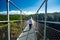 Lignon canyon himalayan bridge, France