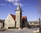 Ligonier, Pennsylvania, USA 3/23/2019 The Heritage United Methodist Church located in the town diamond