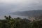 Liguria camogli and beautiful view on the town and sea