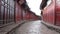 Lijiang old town streets in the morning, China.