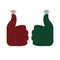 Like icon. thumb up. web icon, finger up, good luck, excellent mark, logo, cool well done, approval appreciation, business icon