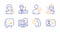 Like video, Refer friend and Moisturizing cream icons set. Nurse, Businessman case and Yummy smile signs. Vector