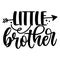 Lil Bro, littlel Brother - Scandinavian style illustration text for family clothes