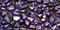 Lilac black crystal gem wall background.