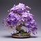 Lilac Bonsai Tree: Abstract Colorist Sculpture With Delicate Petals