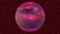 Lilac fantasy planetary object