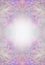 Lilac and neutral diamond shape spiritual border frame background