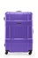 Lilac suitcase plastic