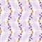 Lilac tie dye broken vertical wavy stripe background. Seamless pattern wax print bleached resist. Irregular striped dip